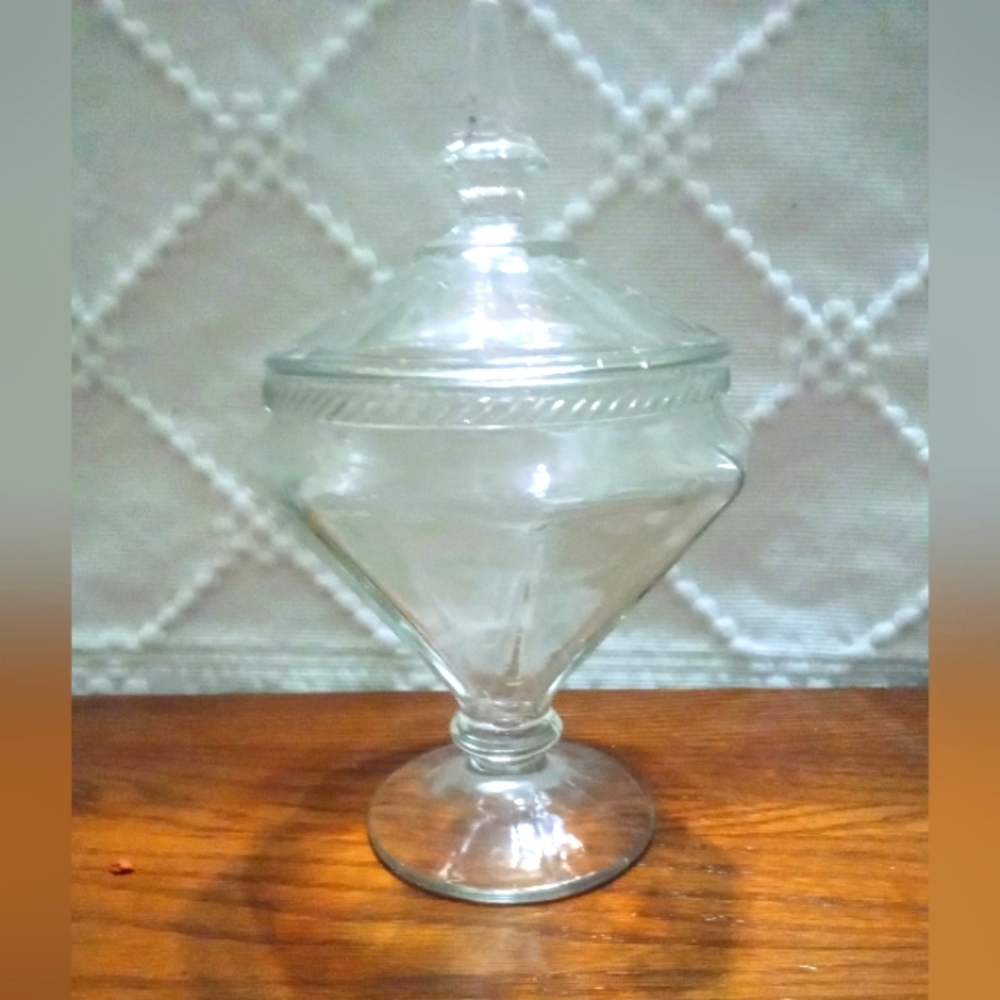 Eapg compote with lid